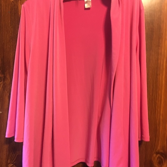 Soft works pink cardigan women’s size xl - Picture 3 of 5